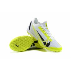 Сороконожки Nike Zoom Vapor 14 Pro белые с салатовым